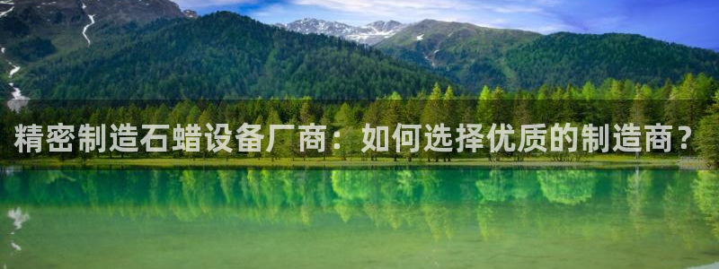 彩神赢的钱是哪里来的啊：精密制造石蜡设备厂商：如何选择优质的制造商？