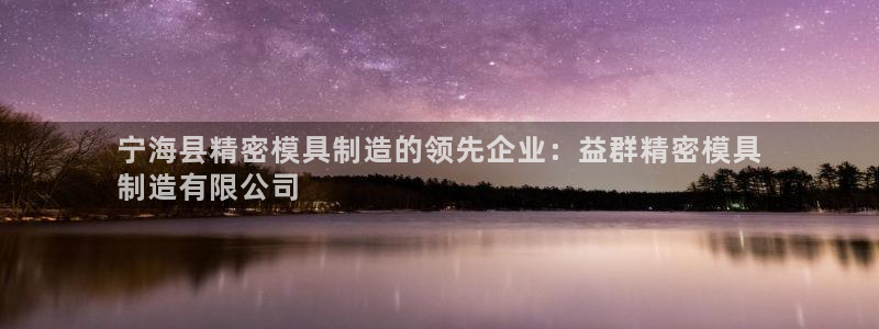 天天彩神welcome：宁海县精密模具制造的领先企业：益群精密模具
制造有限公司
