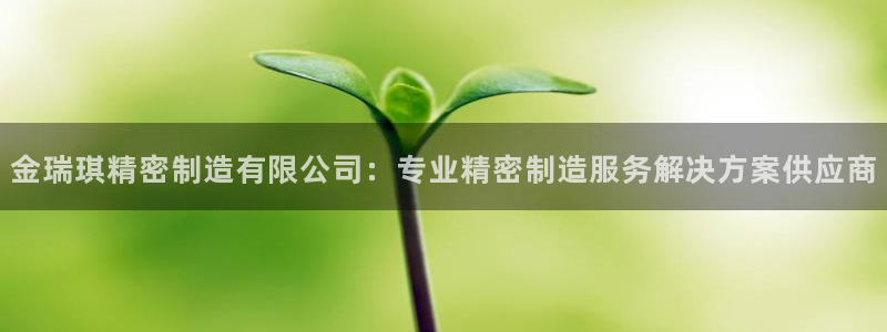 彩神v8下载：金瑞琪精密制造有限公司：专业精密制造服务解决方案供应商