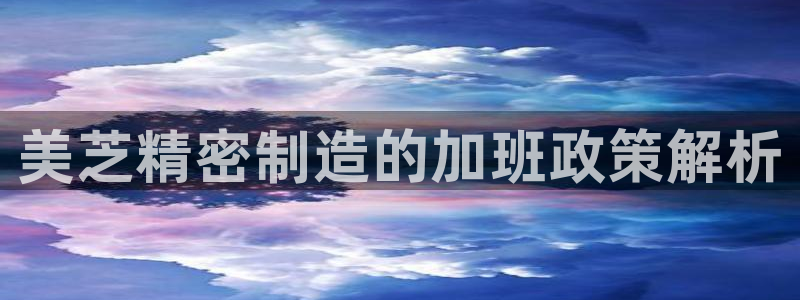 彩神购彩-购彩大厅入口：美芝精密制造的加班政策解析